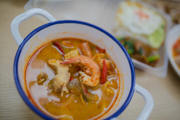 Hot and Sour Prawn Soup(Tom Yum Goong)