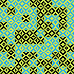 Abstract Geometric Pattern generative computational art illustration