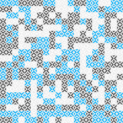 Abstract Geometric Pattern generative computational art illustration