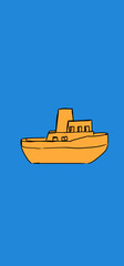 boat on the sea