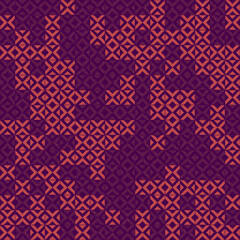 Abstract Geometric Pattern generative computational art illustration