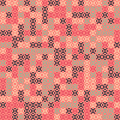 Abstract Geometric Pattern generative computational art illustration