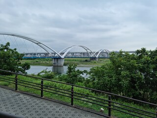 bridge over the river