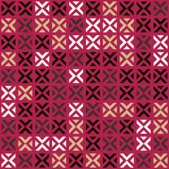 Abstract Geometric Pattern generative computational art illustration