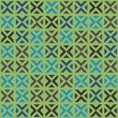 Abstract Geometric Pattern generative computational art illustration