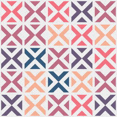 Fototapeta premium Abstract Geometric Pattern generative computational art illustration