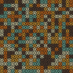 Abstract Geometric Pattern generative computational art illustration