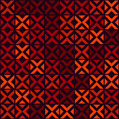 Abstract Geometric Pattern generative computational art illustration