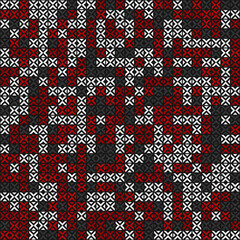 Abstract Geometric Pattern generative computational art illustration