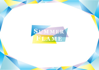 夏のキラキラ背景