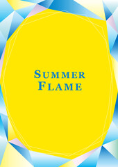 夏のキラキラ背景