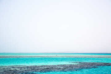 View to the shore of Red sea