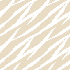 Brown Brush Stroke Fur Seamless Pattern