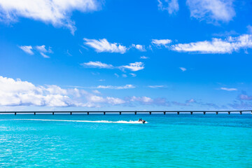 沖縄県宮古島、前浜の風景