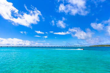 Fototapeta na wymiar 沖縄県宮古島、前浜の風景