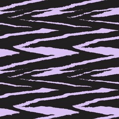 Fototapeta na wymiar Purple Brush Stroke Fur Seamless Pattern