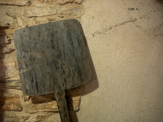 old shovel from a bread oven