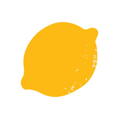 Hand drawn fresh lemon orange or tangerine harvest lime fruit vector illustration