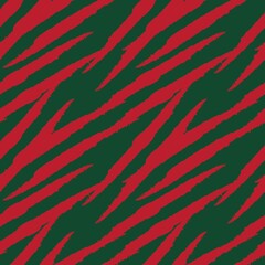 Christmas Brush Stroke Fur Seamless Pattern