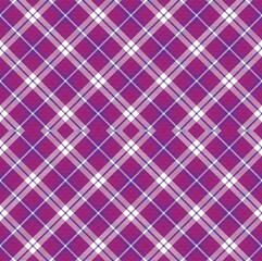 Purple Argyle Plaid Tartan textured Seamless Pattern Design