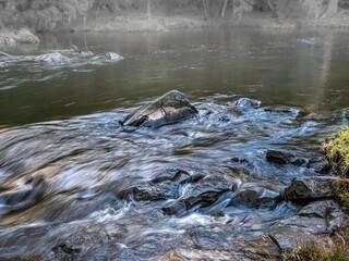Rocks In The Fog