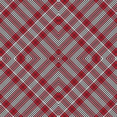 Red Argyle Plaid Tartan textured Seamless Pattern Design