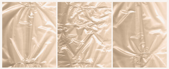 simple plastic wrap, stretching plastic vinyl 3set texture version2-2