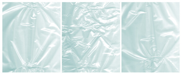 simple plastic wrap, stretching plastic vinyl 3set texture version2-3