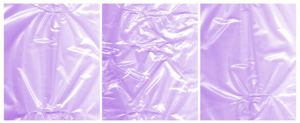 simple plastic wrap, stretching plastic vinyl 3set texture version2-4