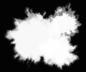 Ink stain slowly spreads over the paper.