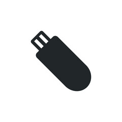 usb flash drive icon design vector