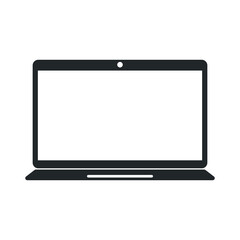 laptop icon design vector graphics