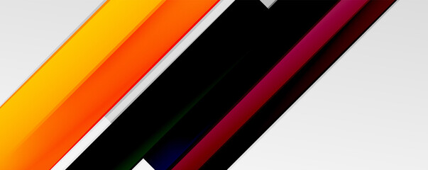 Color abstract lines trendy geometric background for business or technology presentation, internet poster or web brochure cover, wallpaper