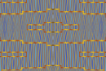 Colorful African fabric – Seamless pattern