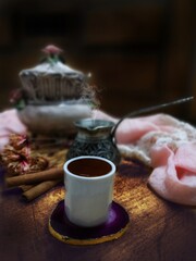 Afternoon coffee still life photo