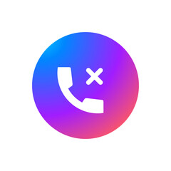 Fototapeta premium Disconnected Call - Sticker