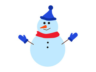 雪だるまイラスト