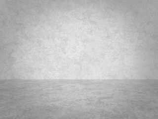 empty gray interior with concrete wall