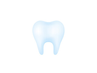 Tooth icon isolated on white background. Dental, medicine and health. Teeth protection. Vector illustration