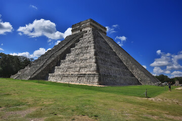 mexico pyramids mayan ancient city, landscape pre-columbian america chicenica maya