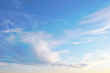 blue sky clouds background abstract skyline landscape nature paradise air