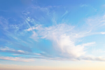 blue sky clouds background abstract skyline landscape nature paradise air