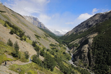 Fototapeta na wymiar Torres del Paine National Park, Patagonia, Chile