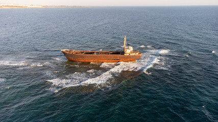 Demetrios II shipwreck in Chloraka, Paphos