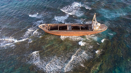 Demetrios II shipwreck in Chloraka, Paphos