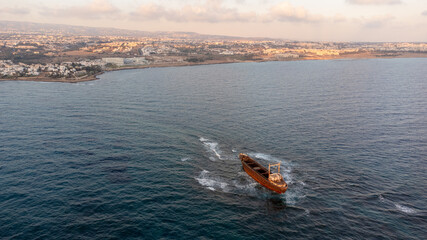 Demetrios II shipwreck in Chloraka, Paphos