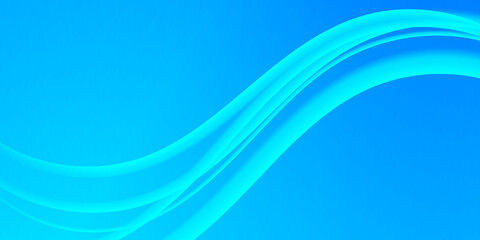 Abstract blue wavy with blurred light curved lines background