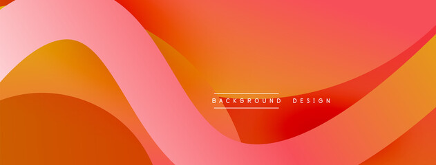 Abstract overlapping lines and circles geometric background with gradient colors