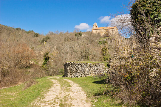 Valderejo natural park in Alava province, Spain