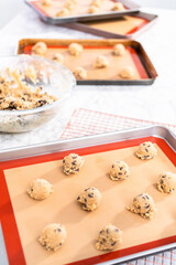 Baking cookies